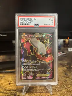 Pokemon Darkrai-EX Holo Full Art Ultra Rare TCG Card Breakpoint PSA 1 - Image 1