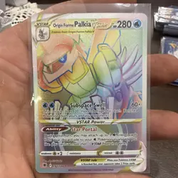 Pokemon TCG Origin Forme Palkia VSTAR Card 192/189 Astral Radiance - Image 1
