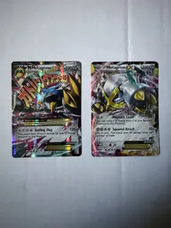 M Metagross EX Lot Of 2 Pokemon Cards 2014 - Image 1