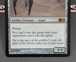 MTG Platinum Angel- DAMAGED -Magic 2011 Magic the Gathering Card #212 - Image 4