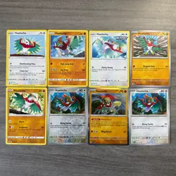 Hawlucha Pokemon Card Collection Lot Of 8 With Holo And Reverse Holo - Image 1
