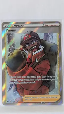 NM/M - Peony 197/198 - Holo - Chilling Reign - Pokemon Card TCG - Image 1
