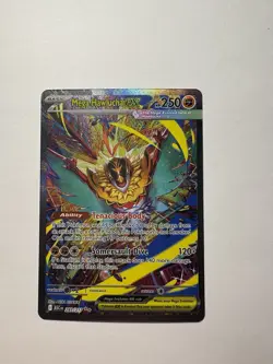Mega Hawlucha EX Full Art Rare Holo Pokemon Card 283/217 250 HP ASC EN - Image 1