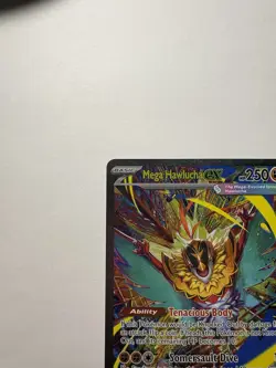 Mega Hawlucha EX Full Art Rare Holo Pokemon Card 283/217 250 HP ASC EN - Image 2
