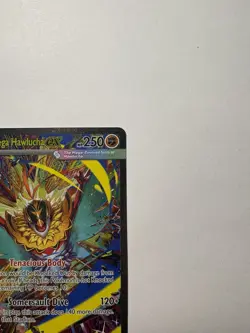 Mega Hawlucha EX Full Art Rare Holo Pokemon Card 283/217 250 HP ASC EN - Image 3