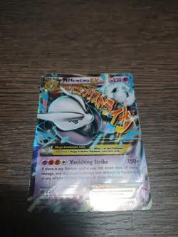 M Mewtwo EX 63/162 BREAKthrough Ultra Rare Full Art Holo 230 HP Pokemon Card - Image 1