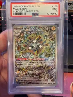 Magneton 159 2024 Surging Sparks ETB Promo PSA 9 Scarlet & Violet Promo Cards - Image 1