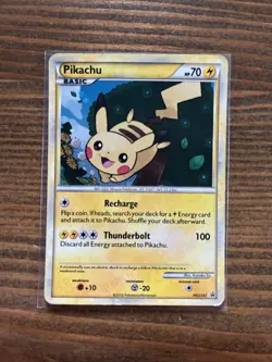 Pokemon TCG Pikachu HGSS03 Black Star Promos Holo Card - Image 1