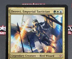 MTG Derevi, Empyrial Tactician- DAMAGED -Commander 2013 Magic Card #186 - Image 3