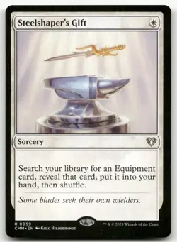 Steelshaper's Gift #59 (NM) Commander Masters CMM Magic MTG - Image 1