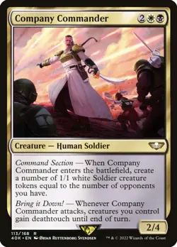 MTG Company Commander ** Warhammer 40,000 Commander ** English (NM) - Image 1