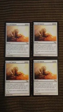 Magic: the Gathering / MtG Second Sunrise x4 Mirrodin - Image 1