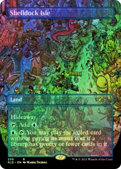 Shelldock Isle FOIL BORDERLESS 230 Secret Lair Fblthp Completely Lost MTG - Image 1