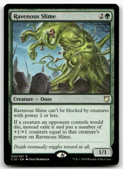 Ravenous Slime #34 (NM) Commander 2018 C18 Magic MTG - Image 1