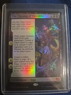 Magic the Gathering MTG - Turtles TMNT The Cloning of Shredder FOIL Mythic 0060 - Image 1