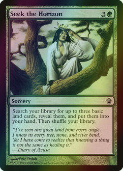 MTG Seek the Horizon Foil ** Saviors of Kamigawa ** English (NM) - Image 1