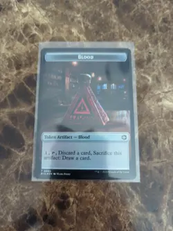 MTG FOIL {Blood Token} 0002 {Mercenary Token} 0010- The Big Score OTJ - Image 2