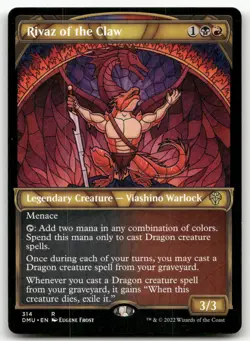 Rivaz of the Claw (Showcase) #314 (NM) Dominaria United DMU Magic MTG - Image 1