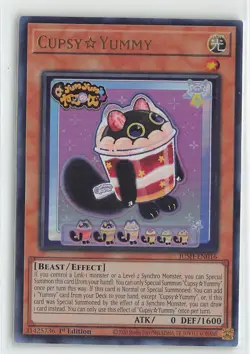 YuGiOh Justice Hunters Foil Ultra Rare #JUSH-EN016 CupsyYummy - Image 1