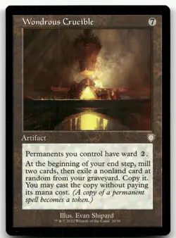 Wondrous Crucible (Retro Frame) #20 (NM) Brothers' War BRC Magic MTG - Image 1