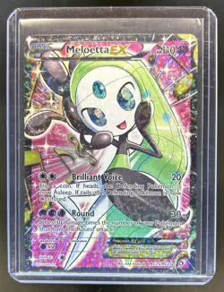 2013 Pokemon B&W Legendary Treasures Meloetta EX Radiant Ultra Rare #RC25/RC25 - Image 1