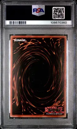 Dark Hole Yugioh 2003 SDP-026 Common 1st Edition PSA 10 - Image 2