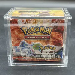 Pokemon TCG Diamond & Pearl Mysterious Treasures Booster Box SEALED w/Acrylic 5 - Image 1