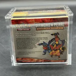 Pokemon TCG Diamond & Pearl Mysterious Treasures Booster Box SEALED w/Acrylic 5 - Image 2