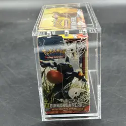 Pokemon TCG Diamond & Pearl Mysterious Treasures Booster Box SEALED w/Acrylic 5 - Image 4