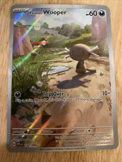 Paldean Wooper 102/094 Illustration Rare English Pokemon ME02 Phantasmal Flames - Image 1