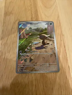 Paldean Wooper 102/094 Illustration Rare English Pokemon ME02 Phantasmal Flames - Image 2