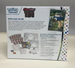 POKEMON SCARLET & VIOLET 151 ELITE TRAINER BOX FACTORY SEALED w Acrylic Case - Image 3