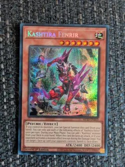 1x Kashtira Fenrir Prismatic Secret Rare MP23-EN163 Yugioh Mega Pack Near Mint - Image 1