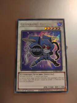YUGIOH Guerriero Rottame BLMM-it009 Rara segreta 1stEd CHIBI alt Artwork nm - Image 1