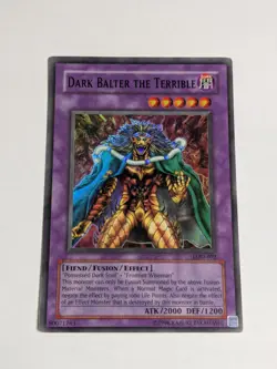 Yugioh Dark Balter the Terrible LOD-002 Super Rare NM - Image 1