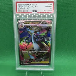 Pokemon Mega Charizard X EX 094/080 M2: Inferno X PSA 10 Japanese - Image 2