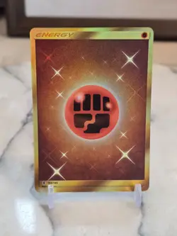 Pokemon TCG Fighting Energy (Secret) 169/145 SmGuardians Rising Holo Full Art MP - Image 1