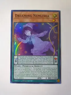 Dreaming Nemleria CYAC-EN015 Super Rare 1st Ed NM | YuGiOh - Image 1