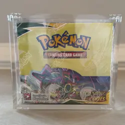 Pokemon Sword & Shield: Evolving Skies Booster Box "Case Fresh" In Acrylic Case - Image 1