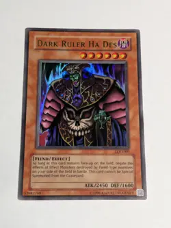 Yugioh Dark Ruler Ha Des LOD-001 Ultra Rare Unlimited NM - Image 1