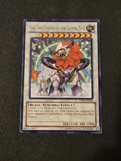 Leo, the Keeper of the Sacred Tree LVAL-EN058 Rare Unlimited Edition NM Yugioh - Image 1