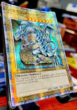 MINT 🔥 BLUE-EYES WHITE DRAGON QUARTER CENTURY SECRET RARE LC01-EN004 YUGIOH! - Image 3