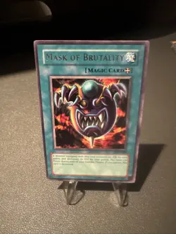 Yu-Gi-Oh! TCG Mask of Brutality Labyrinth of Nightmare LON-EN020 Unlimited Rare - Image 1