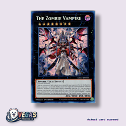 The Zombie Vampire MP23-EN024 1st Edition Prismatic Secret Rare NM Yu-Gi-Oh! - Image 1