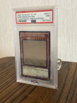 Yu-Gi-Oh! 2022 1st Edition Dark Magician Girl #EN177 PSA 9 - Image 2