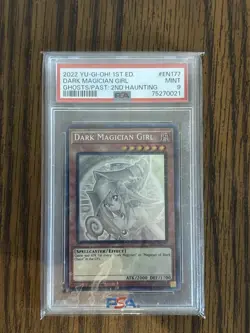 Yu-Gi-Oh! 2022 1st Edition Dark Magician Girl #EN177 PSA 9 - Image 4