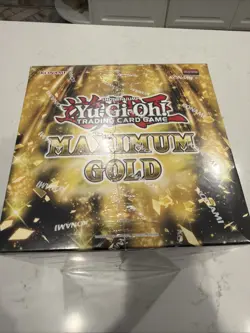 YuGiOh Maximum Gold Sealed Display Box (5 mini Boxes) 4 Packs Per Mini Box - Image 3