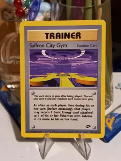 Saffron City Gym | 122/132 | Trainer Gym Challenge Set | Pokemon LP - Mp - Image 1
