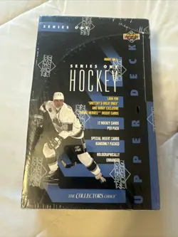 1993 UPPER SECK SERIES 1 HOCKEY CARD HOBBY BOX UNOPENED FACTORY SEALED - Image 1
