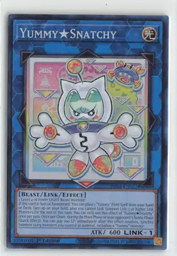YuGiOh Justice Hunters Foil Collector's Rare #JUSH-EN022 YummySnatchy - Image 1